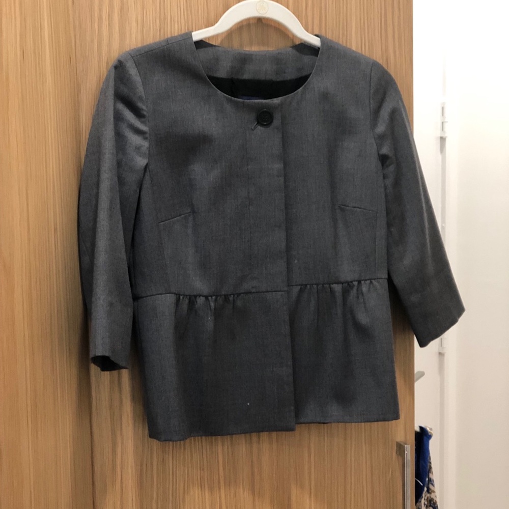 Jackets with peplum detail.